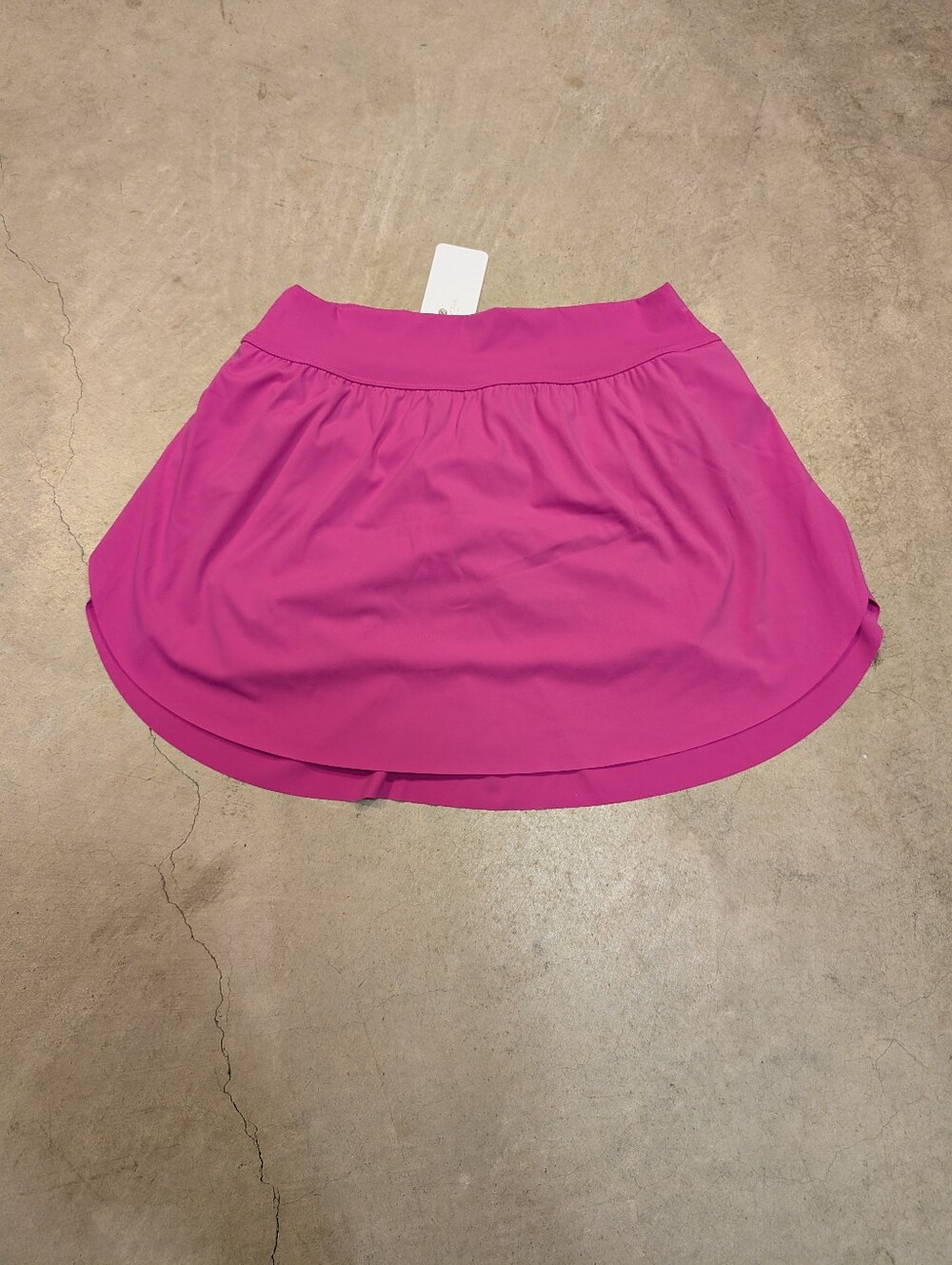 NWT CRZ YOGA Womens L Pink Performance Skirt Lined Sports